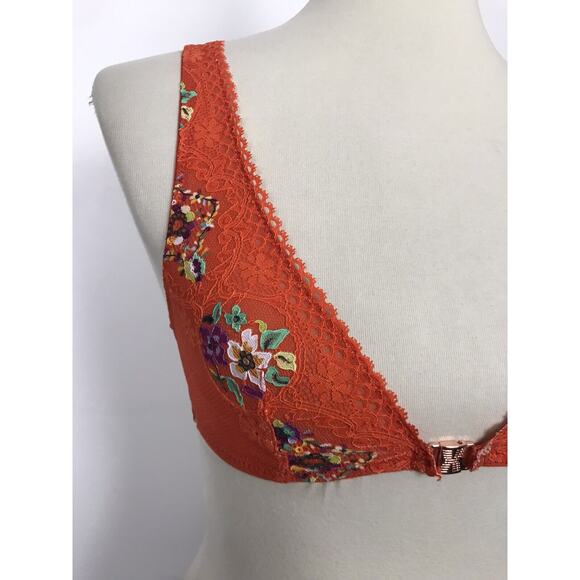 Savage x Fenty Lingerie Bra Bralette Lace Spiced Dainty Doll - Picture 2 of 8